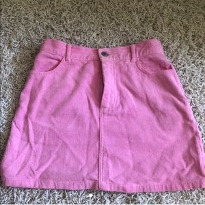 pink brandy skirt